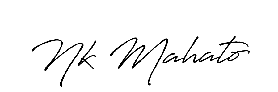 Antro_Vectra_Bolder is a professional signature style that is perfect for those who want to add a touch of class to their signature. It is also a great choice for those who want to make their signature more unique. Get Nk Mahato name to fancy signature for free. Nk Mahato signature style 7 images and pictures png