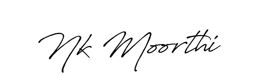 The best way (Antro_Vectra_Bolder) to make a short signature is to pick only two or three words in your name. The name Nk Moorthi include a total of six letters. For converting this name. Nk Moorthi signature style 7 images and pictures png