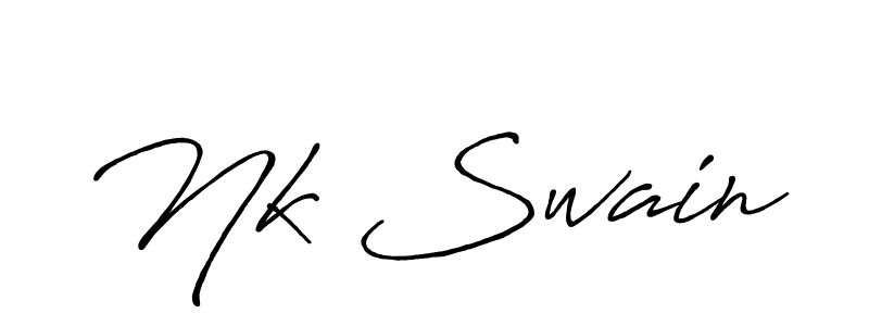 This is the best signature style for the Nk Swain name. Also you like these signature font (Antro_Vectra_Bolder). Mix name signature. Nk Swain signature style 7 images and pictures png