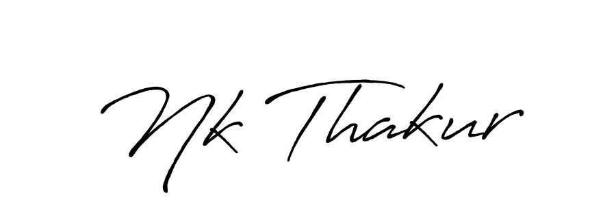 This is the best signature style for the Nk Thakur name. Also you like these signature font (Antro_Vectra_Bolder). Mix name signature. Nk Thakur signature style 7 images and pictures png