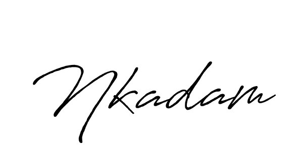 You can use this online signature creator to create a handwritten signature for the name Nkadam. This is the best online autograph maker. Nkadam signature style 7 images and pictures png