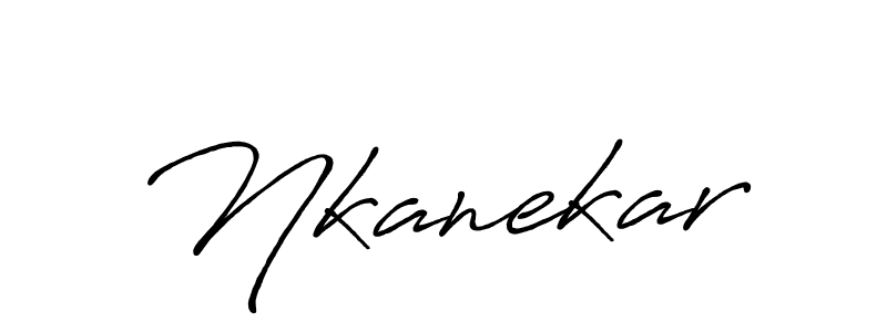 You should practise on your own different ways (Antro_Vectra_Bolder) to write your name (Nkanekar) in signature. don't let someone else do it for you. Nkanekar signature style 7 images and pictures png