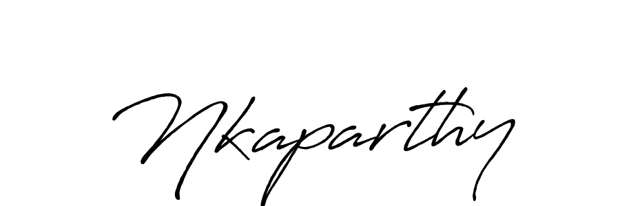 Also You can easily find your signature by using the search form. We will create Nkaparthy name handwritten signature images for you free of cost using Antro_Vectra_Bolder sign style. Nkaparthy signature style 7 images and pictures png