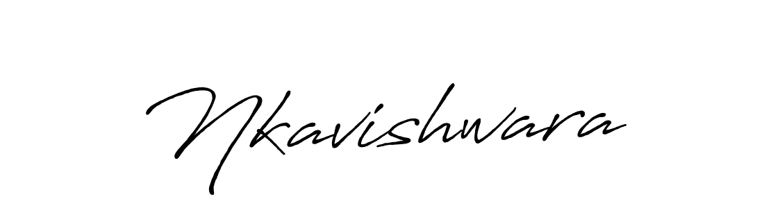 Design your own signature with our free online signature maker. With this signature software, you can create a handwritten (Antro_Vectra_Bolder) signature for name Nkavishwara. Nkavishwara signature style 7 images and pictures png