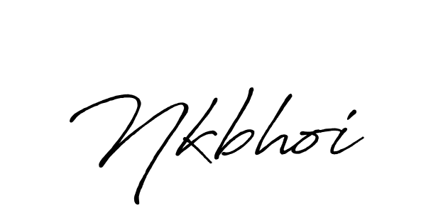 Also You can easily find your signature by using the search form. We will create Nkbhoi name handwritten signature images for you free of cost using Antro_Vectra_Bolder sign style. Nkbhoi signature style 7 images and pictures png