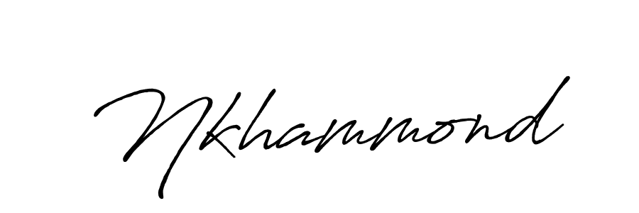 Make a beautiful signature design for name Nkhammond. Use this online signature maker to create a handwritten signature for free. Nkhammond signature style 7 images and pictures png