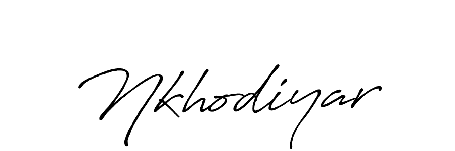 You should practise on your own different ways (Antro_Vectra_Bolder) to write your name (Nkhodiyar) in signature. don't let someone else do it for you. Nkhodiyar signature style 7 images and pictures png