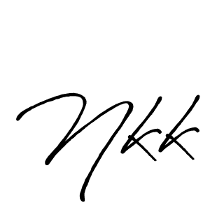Make a beautiful signature design for name Nkk. Use this online signature maker to create a handwritten signature for free. Nkk signature style 7 images and pictures png
