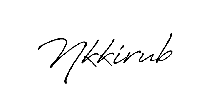 Design your own signature with our free online signature maker. With this signature software, you can create a handwritten (Antro_Vectra_Bolder) signature for name Nkkirub. Nkkirub signature style 7 images and pictures png