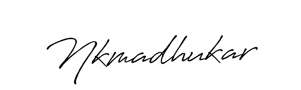 The best way (Antro_Vectra_Bolder) to make a short signature is to pick only two or three words in your name. The name Nkmadhukar include a total of six letters. For converting this name. Nkmadhukar signature style 7 images and pictures png