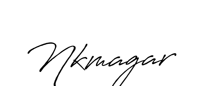 Also we have Nkmagar name is the best signature style. Create professional handwritten signature collection using Antro_Vectra_Bolder autograph style. Nkmagar signature style 7 images and pictures png