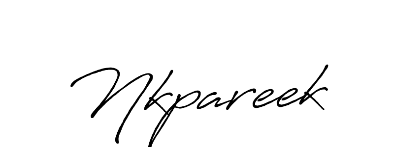Antro_Vectra_Bolder is a professional signature style that is perfect for those who want to add a touch of class to their signature. It is also a great choice for those who want to make their signature more unique. Get Nkpareek name to fancy signature for free. Nkpareek signature style 7 images and pictures png