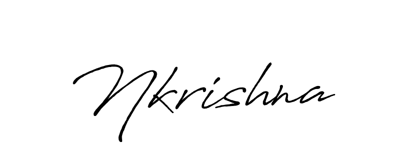 if you are searching for the best signature style for your name Nkrishna. so please give up your signature search. here we have designed multiple signature styles  using Antro_Vectra_Bolder. Nkrishna signature style 7 images and pictures png