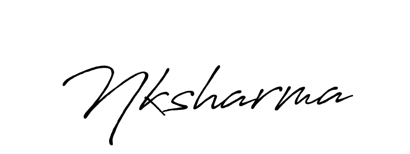 Make a short Nksharma signature style. Manage your documents anywhere anytime using Antro_Vectra_Bolder. Create and add eSignatures, submit forms, share and send files easily. Nksharma signature style 7 images and pictures png