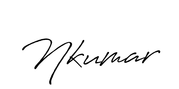 It looks lik you need a new signature style for name Nkumar. Design unique handwritten (Antro_Vectra_Bolder) signature with our free signature maker in just a few clicks. Nkumar signature style 7 images and pictures png