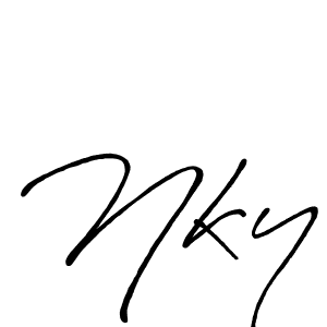 You can use this online signature creator to create a handwritten signature for the name Nky. This is the best online autograph maker. Nky signature style 7 images and pictures png