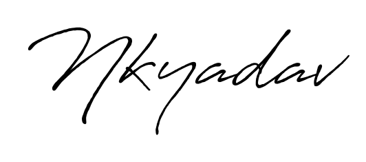 If you are searching for the best signature style for your name Nkyadav, here we have designed multiple signature styles using Antro_Vectra_Bolder. Nkyadav signature style 7 images and pictures png