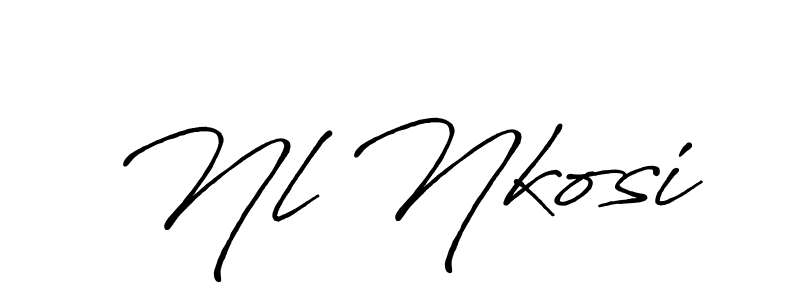 Similarly Antro_Vectra_Bolder is the best handwritten signature design. Signature creator online .You can use it as an online autograph creator for name Nl Nkosi. Nl Nkosi signature style 7 images and pictures png