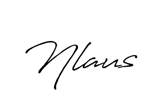 Similarly Antro_Vectra_Bolder is the best handwritten signature design. Signature creator online .You can use it as an online autograph creator for name Nlaus. Nlaus signature style 7 images and pictures png
