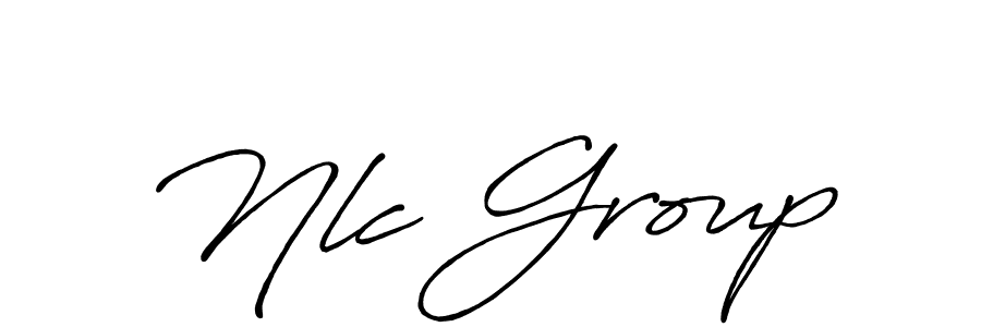 Make a beautiful signature design for name Nlc Group. With this signature (Antro_Vectra_Bolder) style, you can create a handwritten signature for free. Nlc Group signature style 7 images and pictures png