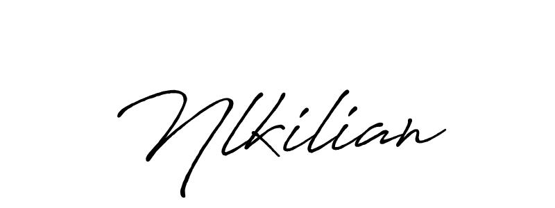 Design your own signature with our free online signature maker. With this signature software, you can create a handwritten (Antro_Vectra_Bolder) signature for name Nlkilian. Nlkilian signature style 7 images and pictures png