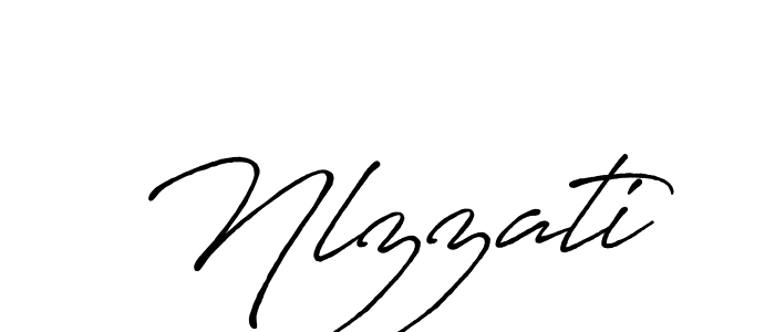How to make Nlzzati signature? Antro_Vectra_Bolder is a professional autograph style. Create handwritten signature for Nlzzati name. Nlzzati signature style 7 images and pictures png