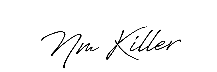 The best way (Antro_Vectra_Bolder) to make a short signature is to pick only two or three words in your name. The name Nm Killer include a total of six letters. For converting this name. Nm Killer signature style 7 images and pictures png