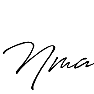 Make a beautiful signature design for name Nma. Use this online signature maker to create a handwritten signature for free. Nma signature style 7 images and pictures png