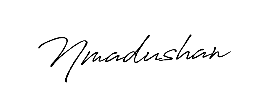 It looks lik you need a new signature style for name Nmadushan. Design unique handwritten (Antro_Vectra_Bolder) signature with our free signature maker in just a few clicks. Nmadushan signature style 7 images and pictures png