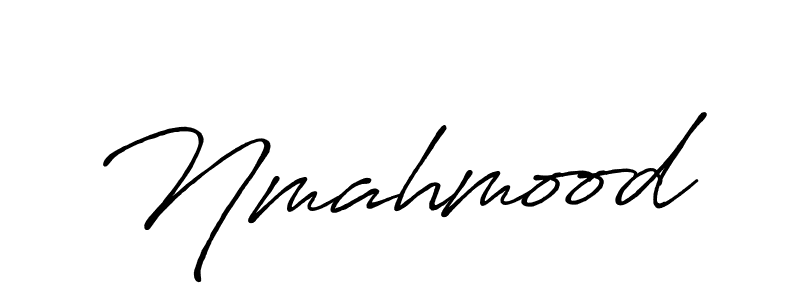 Design your own signature with our free online signature maker. With this signature software, you can create a handwritten (Antro_Vectra_Bolder) signature for name Nmahmood. Nmahmood signature style 7 images and pictures png