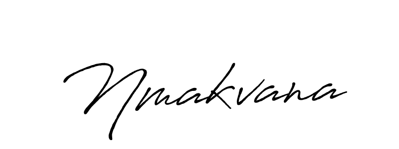 Make a beautiful signature design for name Nmakvana. With this signature (Antro_Vectra_Bolder) style, you can create a handwritten signature for free. Nmakvana signature style 7 images and pictures png