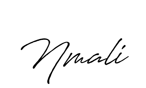 Make a beautiful signature design for name Nmali. With this signature (Antro_Vectra_Bolder) style, you can create a handwritten signature for free. Nmali signature style 7 images and pictures png