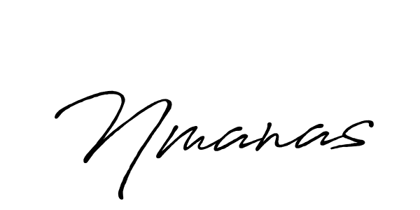 Design your own signature with our free online signature maker. With this signature software, you can create a handwritten (Antro_Vectra_Bolder) signature for name Nmanas. Nmanas signature style 7 images and pictures png