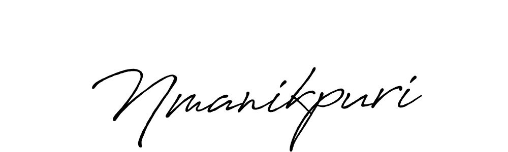 The best way (Antro_Vectra_Bolder) to make a short signature is to pick only two or three words in your name. The name Nmanikpuri include a total of six letters. For converting this name. Nmanikpuri signature style 7 images and pictures png