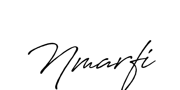 How to make Nmarfi name signature. Use Antro_Vectra_Bolder style for creating short signs online. This is the latest handwritten sign. Nmarfi signature style 7 images and pictures png