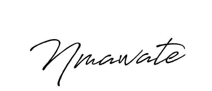How to make Nmawate name signature. Use Antro_Vectra_Bolder style for creating short signs online. This is the latest handwritten sign. Nmawate signature style 7 images and pictures png