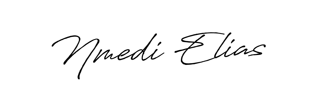 if you are searching for the best signature style for your name Nmedi Elias. so please give up your signature search. here we have designed multiple signature styles  using Antro_Vectra_Bolder. Nmedi Elias signature style 7 images and pictures png