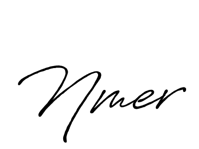 Design your own signature with our free online signature maker. With this signature software, you can create a handwritten (Antro_Vectra_Bolder) signature for name Nmer. Nmer signature style 7 images and pictures png