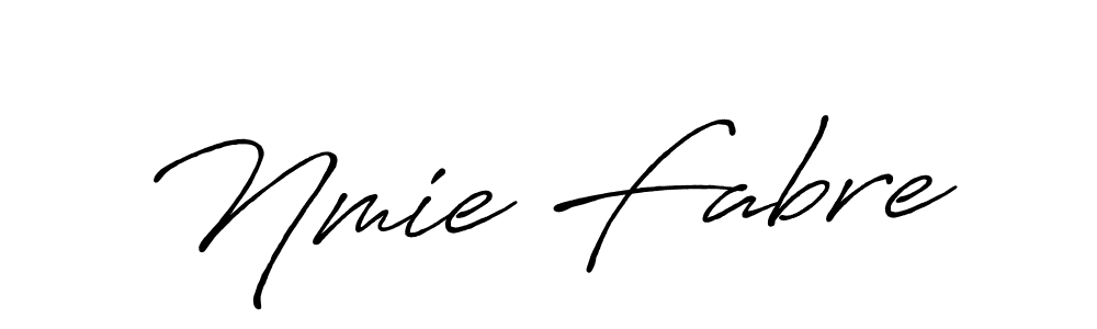 Design your own signature with our free online signature maker. With this signature software, you can create a handwritten (Antro_Vectra_Bolder) signature for name Nmie Fabre. Nmie Fabre signature style 7 images and pictures png