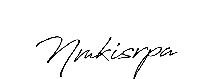 Make a beautiful signature design for name Nmkisrpa. With this signature (Antro_Vectra_Bolder) style, you can create a handwritten signature for free. Nmkisrpa signature style 7 images and pictures png