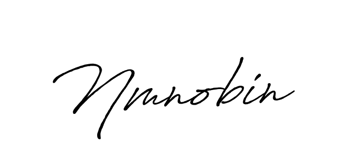 Nmnobin stylish signature style. Best Handwritten Sign (Antro_Vectra_Bolder) for my name. Handwritten Signature Collection Ideas for my name Nmnobin. Nmnobin signature style 7 images and pictures png