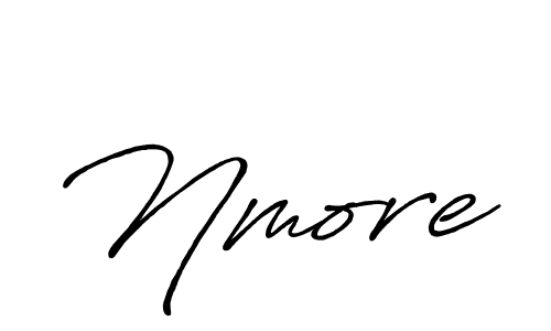 Design your own signature with our free online signature maker. With this signature software, you can create a handwritten (Antro_Vectra_Bolder) signature for name Nmore. Nmore signature style 7 images and pictures png