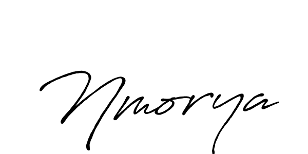 Create a beautiful signature design for name Nmorya. With this signature (Antro_Vectra_Bolder) fonts, you can make a handwritten signature for free. Nmorya signature style 7 images and pictures png