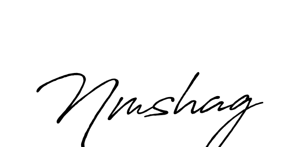 How to make Nmshag signature? Antro_Vectra_Bolder is a professional autograph style. Create handwritten signature for Nmshag name. Nmshag signature style 7 images and pictures png