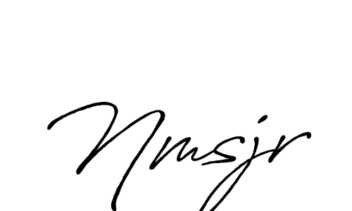 This is the best signature style for the Nmsjr name. Also you like these signature font (Antro_Vectra_Bolder). Mix name signature. Nmsjr signature style 7 images and pictures png