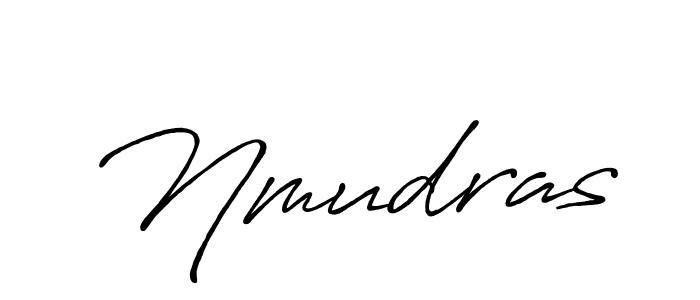 How to make Nmudras signature? Antro_Vectra_Bolder is a professional autograph style. Create handwritten signature for Nmudras name. Nmudras signature style 7 images and pictures png