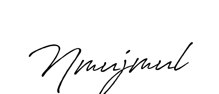 Nmujmul stylish signature style. Best Handwritten Sign (Antro_Vectra_Bolder) for my name. Handwritten Signature Collection Ideas for my name Nmujmul. Nmujmul signature style 7 images and pictures png