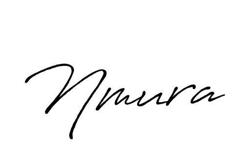 Use a signature maker to create a handwritten signature online. With this signature software, you can design (Antro_Vectra_Bolder) your own signature for name Nmura. Nmura signature style 7 images and pictures png