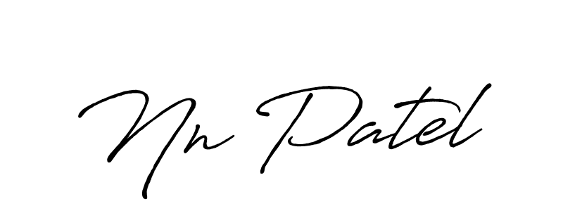 Also You can easily find your signature by using the search form. We will create Nn Patel name handwritten signature images for you free of cost using Antro_Vectra_Bolder sign style. Nn Patel signature style 7 images and pictures png