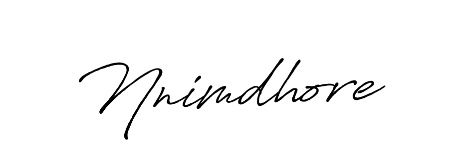 How to make Nnimdhore signature? Antro_Vectra_Bolder is a professional autograph style. Create handwritten signature for Nnimdhore name. Nnimdhore signature style 7 images and pictures png